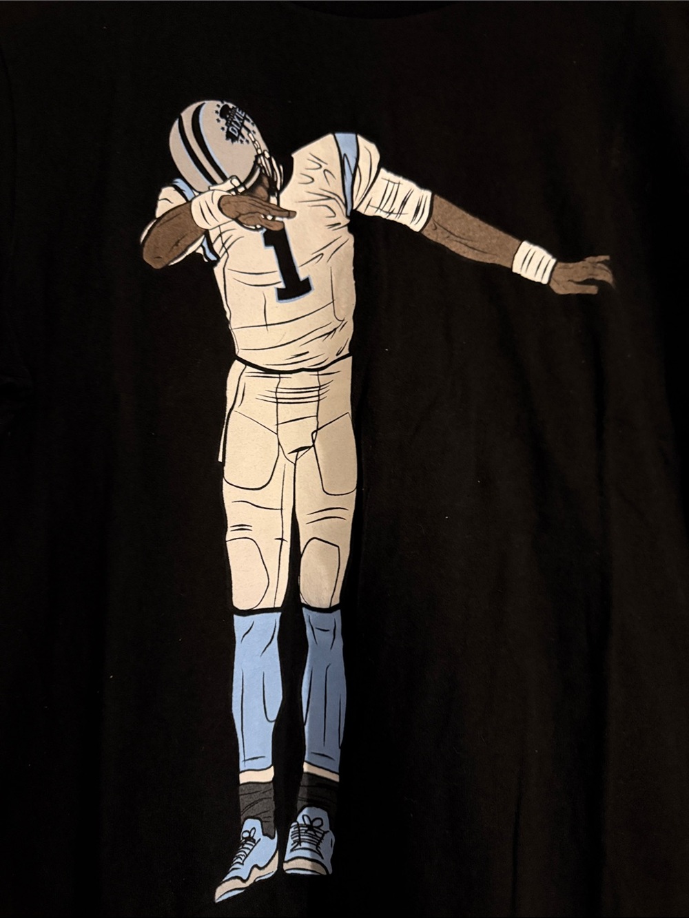 Barstool sports Carolina Panthers Cam Newton dab T-shirt